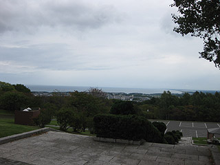 網走市街が一望…ありゃ?