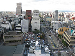 北:札幌駅はコッチ