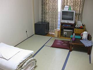 何故か布団の向きが変わってます(ぇ